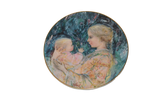 EDNA HIBEL 1975 KRISTINA & CHILD PLATE by ROYAL DOULTON Limited Edition - ThingsGallery