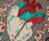 Gucci Heart Embroided Pillow - NEW