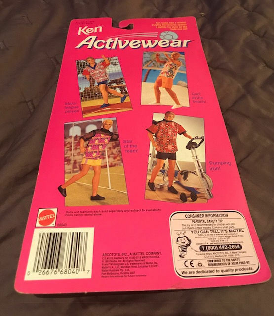 BARBIE Doll KEN Activewear Fashions BASEBALL OUTFIT Clothes 1993 MATTEL #68040 - ThingsGallery