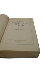 Vintage 1937 Hardcover Gone With the Wind Margaret Mitchell Blue Cover