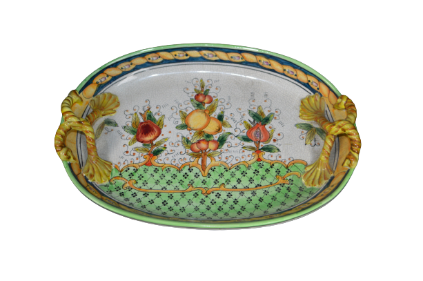 Magnificent Housewares International Ceramic Vintage Style Serving Platter