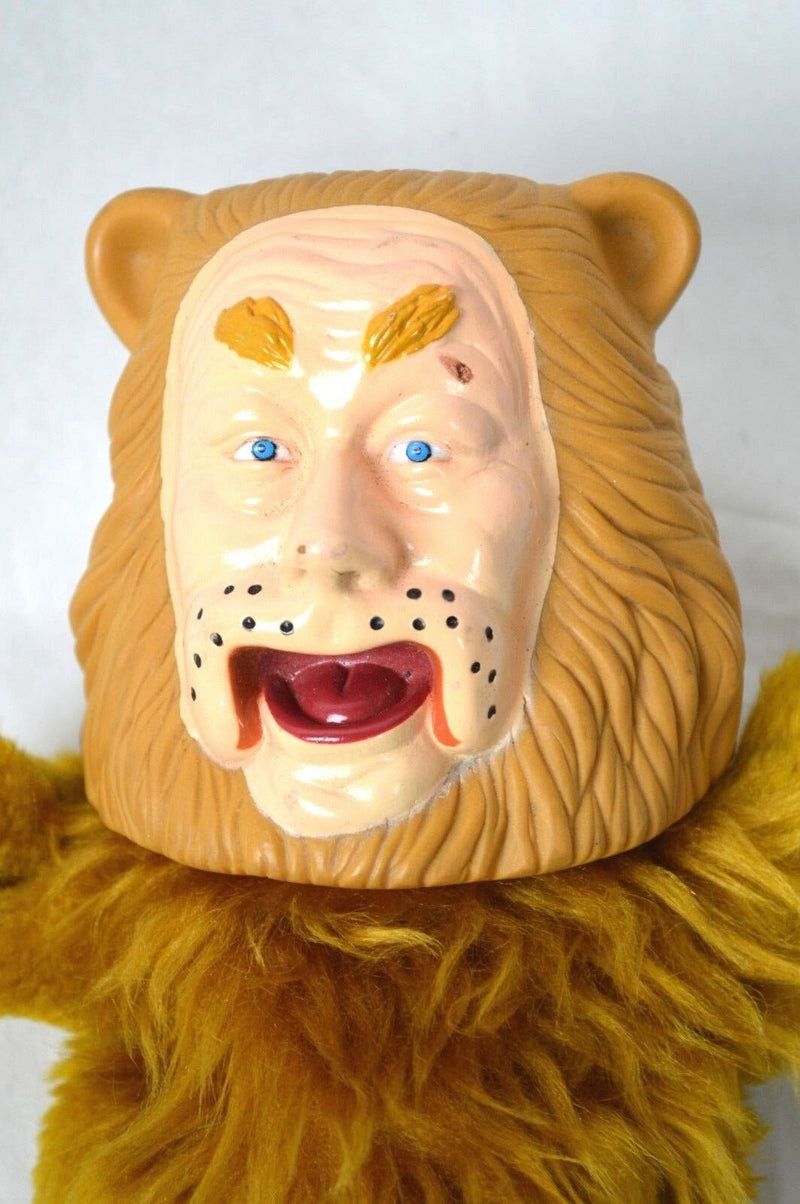 Wizard Oz Vintage Hand Puppet Cowardly Lion Turner 1988 50 Anniversary - ThingsGallery