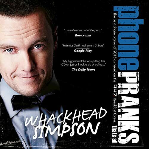 Wackhead Simpson Phone Pranks, That's All Audio CD - NEW