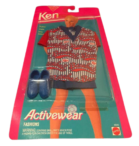 BARBIE Doll KEN Activewear Fashions BASEBALL OUTFIT Clothes 1993 MATTEL #68040
