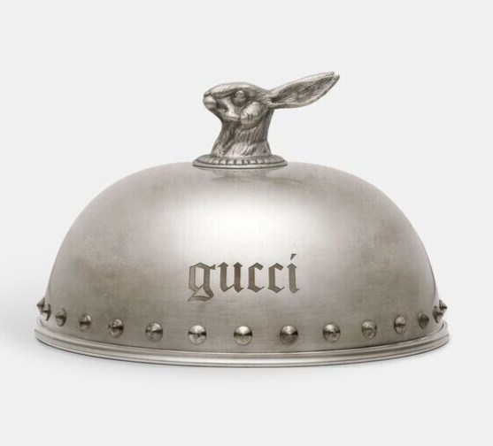 Gucci Orgasmique Silver Plated Hare Cloche - NEW