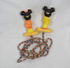 Vintage Disney Mickey & Minnie Mouse Jump Rope Figural Handles by Arco