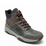 Rockport Mens XCS Spruce Peak Hiker Hiking Boots Steel Grey Leather Size: 12 NEW