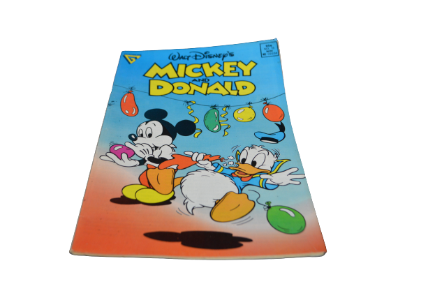 WALT DISNEY MICKEY MOUSE AND DONALD DUCK #15 BIRTHDAY BALLOONS GLADSTONE 1989