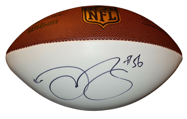 Rare Donald Bultler #56 Autographed SAN DIEGO CHARGERS Logo Wilson Football NFL