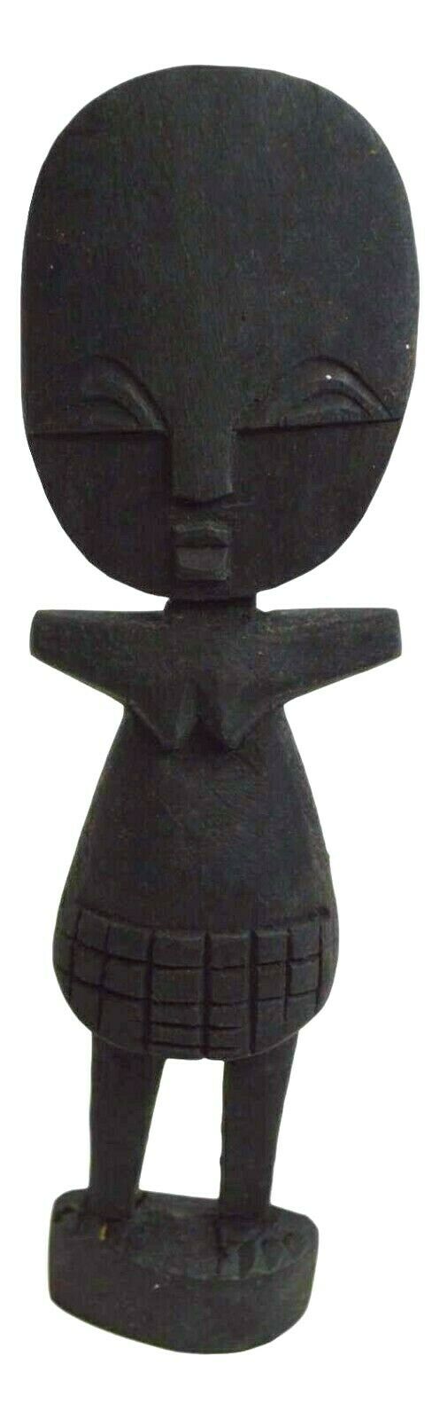 MID 20TH CENTURY AFRICAN HAND CARVED WOOD FERTILITY DOLL
