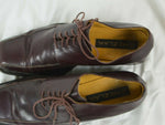 Mens Vintage Mezlan Brown/ Cordovan Dress Oxfords Leather Shoes Size: 9 M Spain