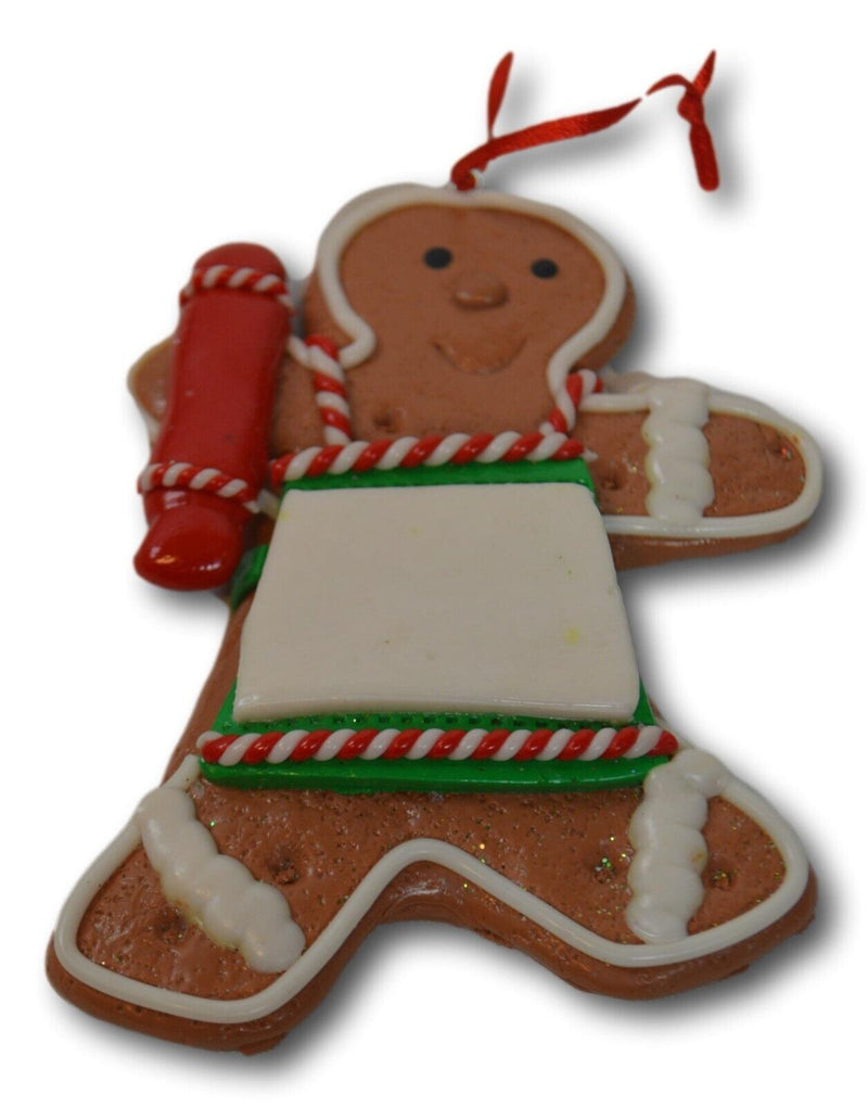 Gingerbread Man Resin Cookie Christmas 0rnament - NEW