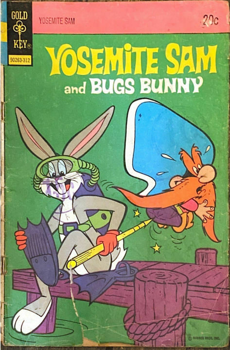 Yosemite Sam and Bugs Bunny #18 1973 Whitman (Western Publishing)