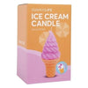 SunnyLife 3D Pink Ice Cream Cone Realistic Shaped Life Size Candle Life Size NIB