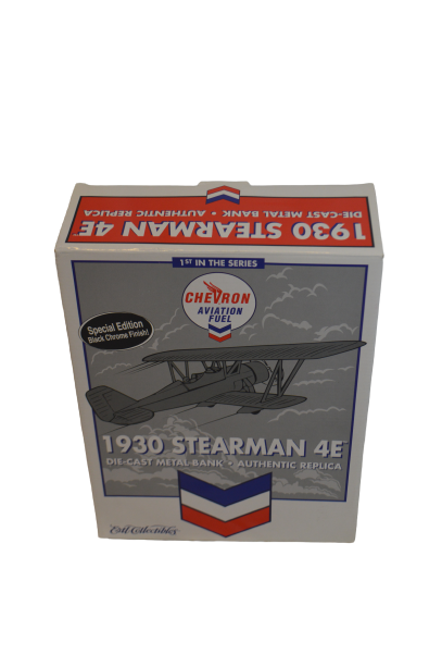 ERTL CHEVRON 1930 Stearman 4E Airplane FIRST IN SERIES SPECIAL EDITION NIB
