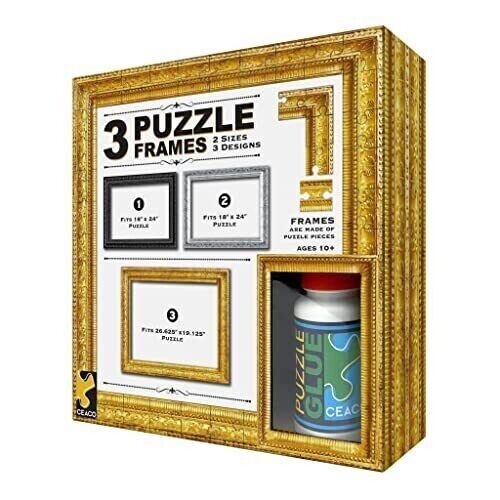 Ceaco - Puzzle Frame - 3-Pack Puzzle Frame – Preserve Your Next Masterpiece NIB