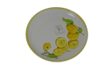 CERAMISIA Limoni Lemon Stoneware Buffet Plate 9.25" Made In ITALY Set x 4 NEW
