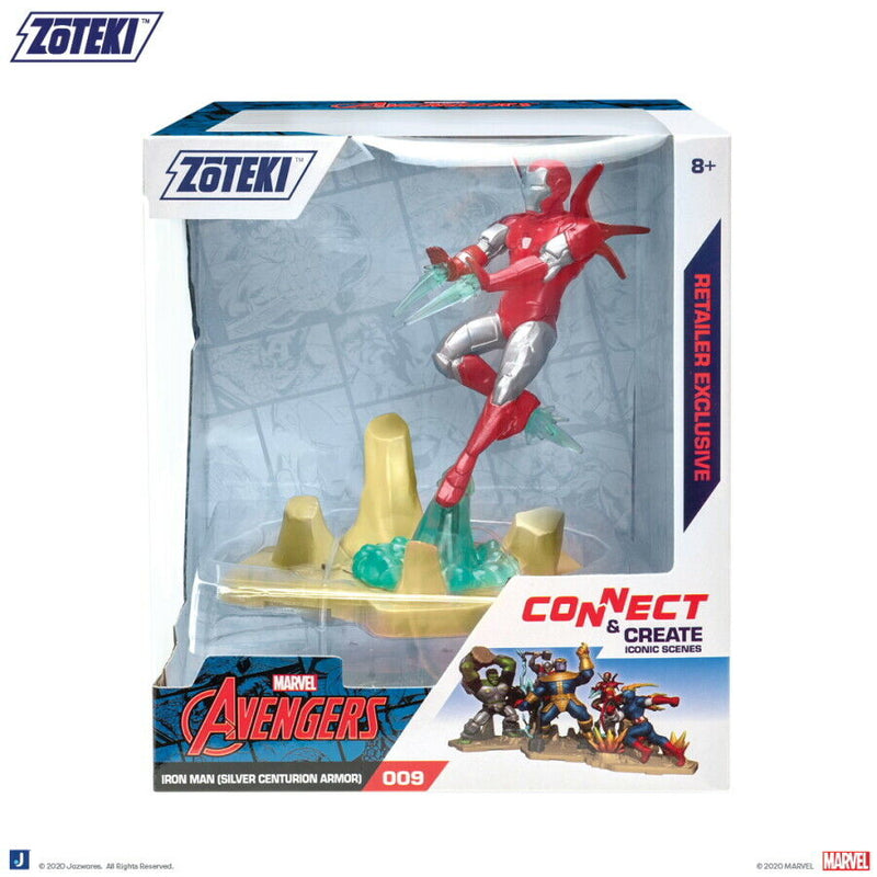 Zoteki Avengers Series 1 - 4” Ironman Collectible Figurine Connect NIB Marvel