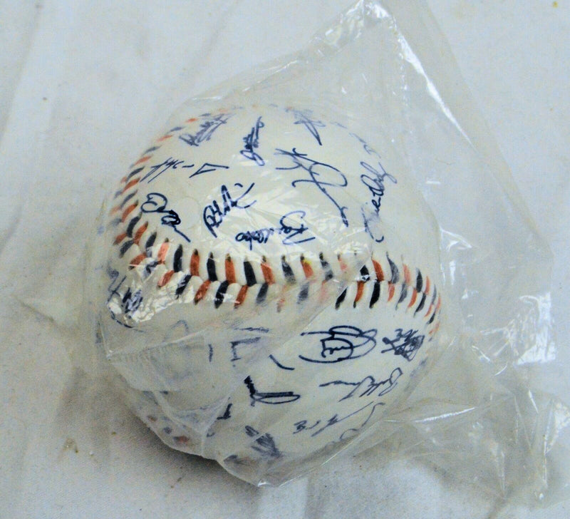 2002 San Diego Padres Facsimile Team Signed Baseball Presented By Sycuan Casino