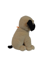 Cute Plush Stuffed Pug Dog Sitting 15"