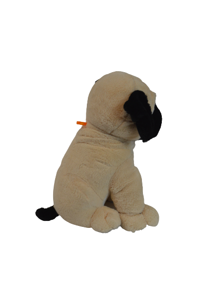 Cute Plush Stuffed Pug Dog Sitting 15"